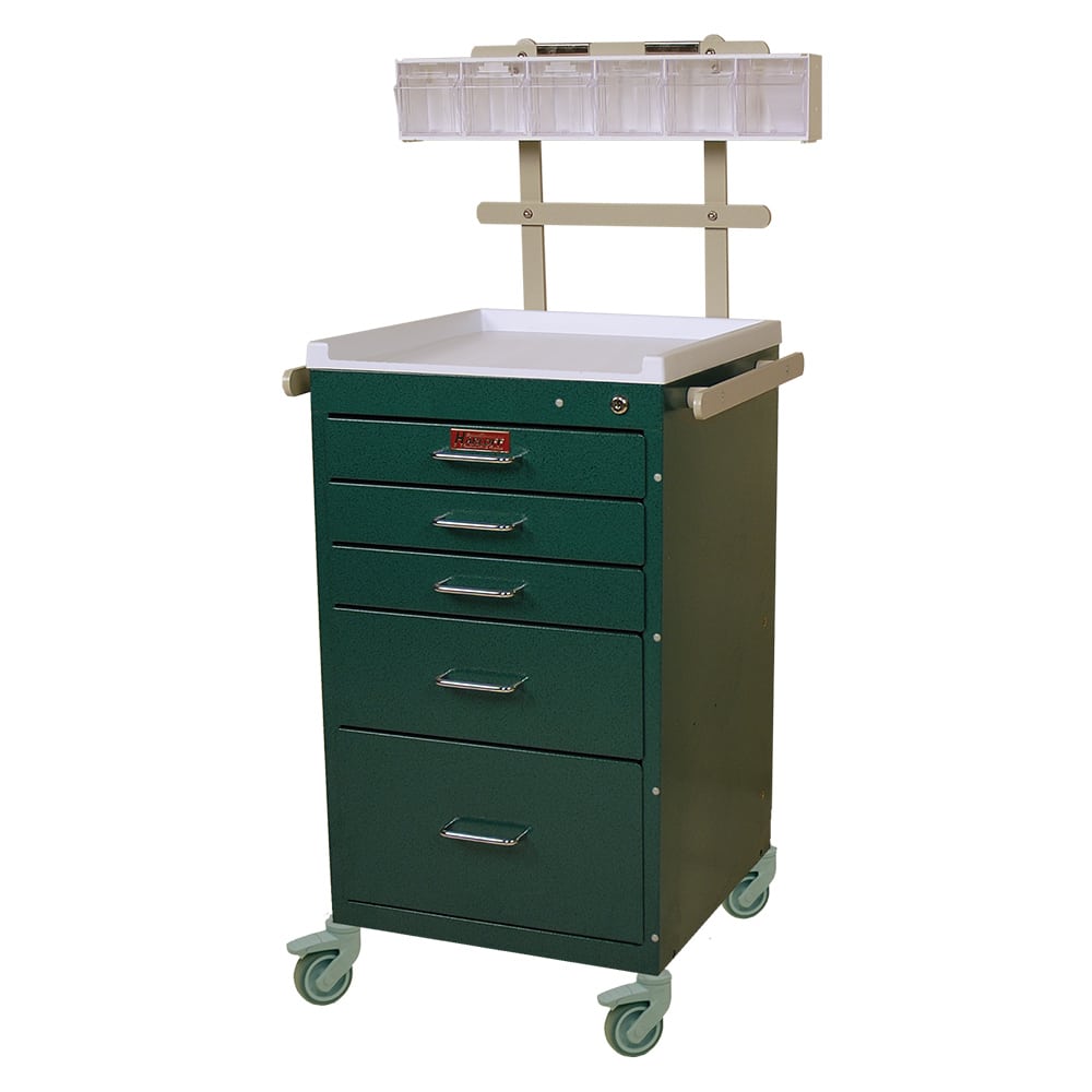 Harloff 3145K-ANS Anesthesia Cart Mini Line Five Drawer