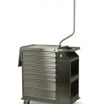 Harloff 6025E Cast Cart Stainless Steel Eight Drawer
