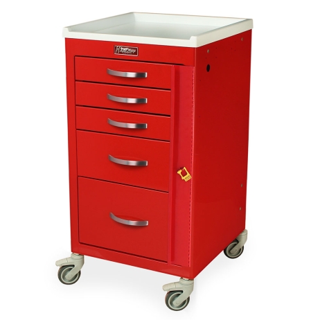 Harloff M3DS1824B05 Emergency Cart M-Series Five Drawer