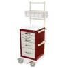 Harloff MDS1824K05+MD18-ANS Anesthesia Cart M-Series Five Drawer