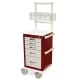 Harloff MDS1824K05+MD18-ANS Anesthesia Cart M-Series Five Drawer