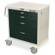 Harloff MDS3024E14 Anesthesia Procedure Cart M-Series Four Drawer
