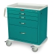 Harloff MDS3024K14 Procedure Cart M-Series Four Drawer