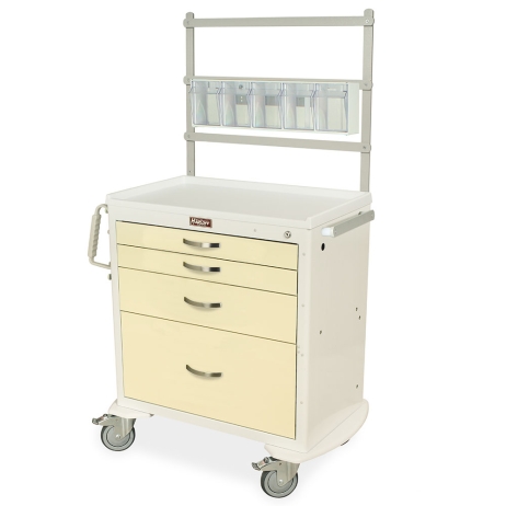 Harloff MDS3024K14+MD30-ANS M-Series Anesthesia Cart Four Drawer