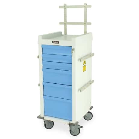 Harloff MRN6K-MAN Anesthesia Cart MR-Conditional Six Drawer