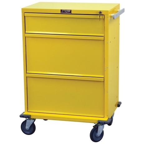 Harloff V30-3K Isolation Infection Cart V-Series Three Drawer