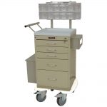 Harloff 3245KPB Treatment Procedure Cart Mini Line Five Drawer