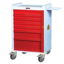 Harloff MR7B Emergency Cart Aluminum MRI-Conditional