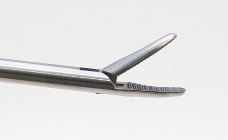 Summit Surgical TR7200 Laparoscopic Needle Holder Curved Left