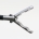 Summit Surgical TR1253 Laparoscopic Dual Cup Grasping Forceps