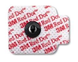 3m 2670-3 Red Dot Repositionable Monitoring Electrodes