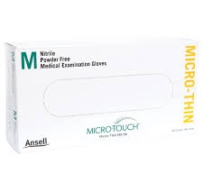 Ansell 6034313 Micro-Touch Micro-Thin Nitrile Exam Gloves