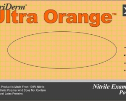 Innovative 199300 Nitriderm Ultra Orange Exam Gloves