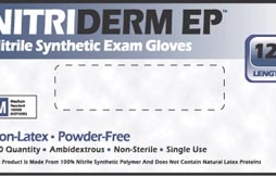 Innovative 182400 Nitriderm Ep Nitrile Exam Gloves