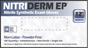 Innovative 182400 Nitriderm Ep Nitrile Exam Gloves