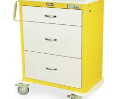 Harloff MDS3030E03 Infection Control Cart M-Series Three Drawer