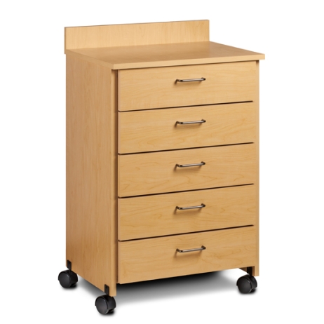 Clinton 8950 Mobile 5 Drawer Treatment Cabinet