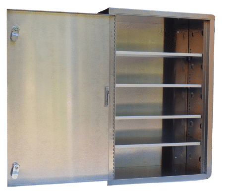 Omnimed 181481 Stainless Steel Narcotics Cabinet Large - Image 2