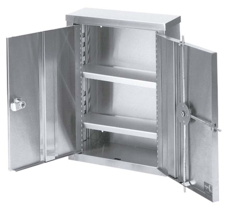 Omnimed 181651 Narcotics Cabinet Stainless Steel Double Door - Image 3