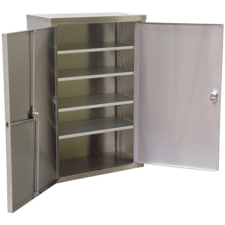 Omnimed 181681 Narcotic Cabinet Stainless Steel Double Door - Image 2