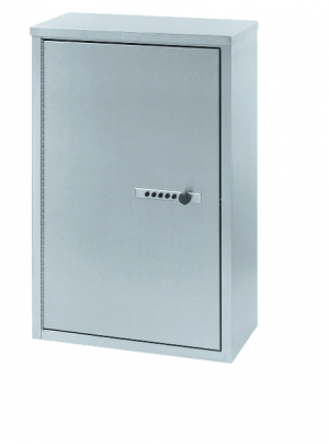 Omnimed 181680 Narcotic Cabinet Stainless Steel Double Door