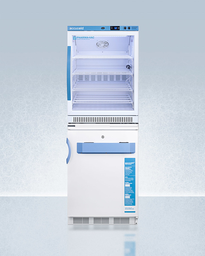 Summit ARG6PV-VT65MLSTACKMED2 Vaccine Refrigerator Freezer