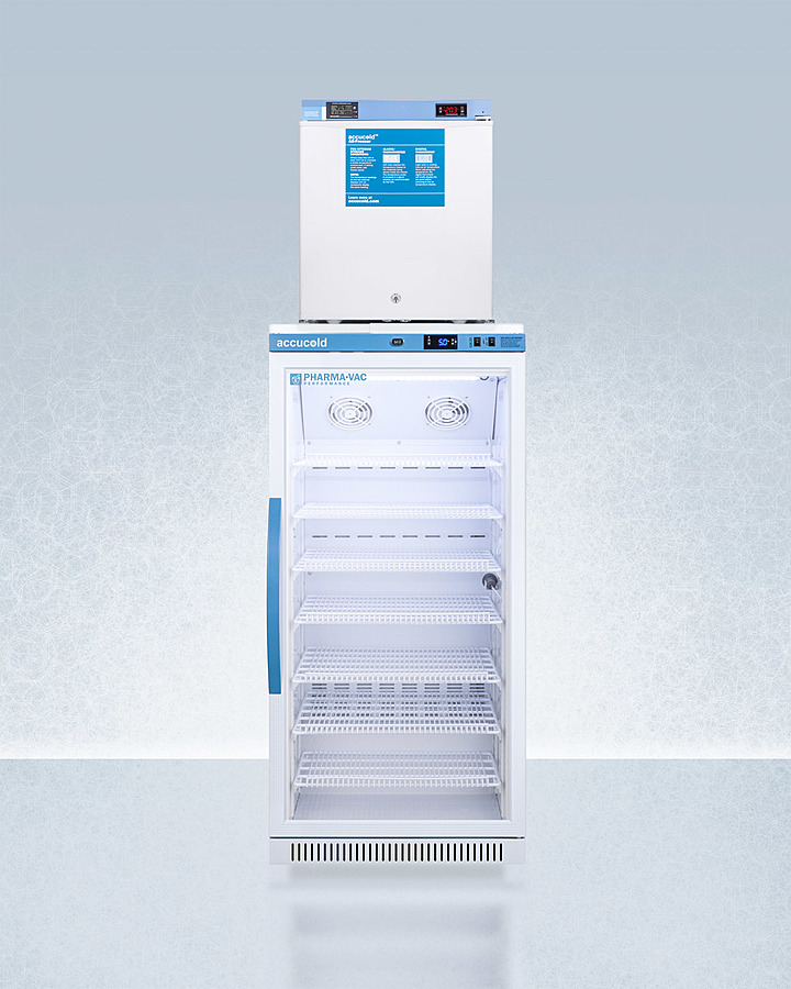 Summit ARG8PV-FS24LSTACKMED2 Vaccine Refrigerator Freezer