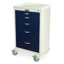 Harloff MDS2430K15 Anesthesia Cart M-Series Tall Five Drawer