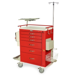 Harloff MDS3030B06+MD30-EMG3 Emergency Crash Cart M-Series Super Stat