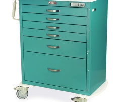Harloff MDS3030E16 M-Series Tall Anesthesia Cart Six Drawer