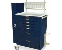 Harloff MDS3030K16+MD30-AIRWAYPKG M-Series Tall Treatment Crash Cart