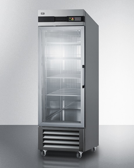 Summit SCR23SSGLH Commercial 23 cu.ft. Reach-In Refrigerator - Image 2