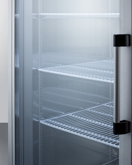 Summit SCR23SSGLH Commercial 23 cu.ft. Reach-In Refrigerator - Image 3