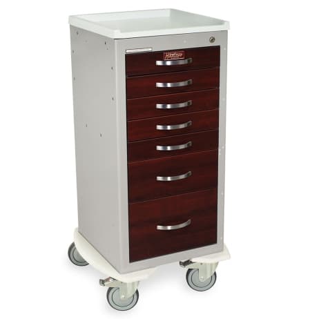 Harloff MDS1830K07-CM M-Series Mini Width Wood Look Cart - Image 2