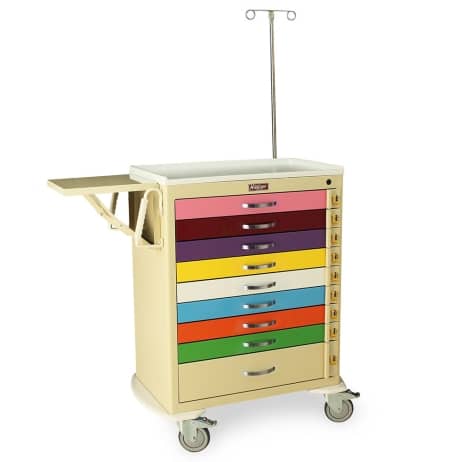 Harloff MDS3030B09PED-EMG Emergency Cart M-Series Pediatric - Image 2