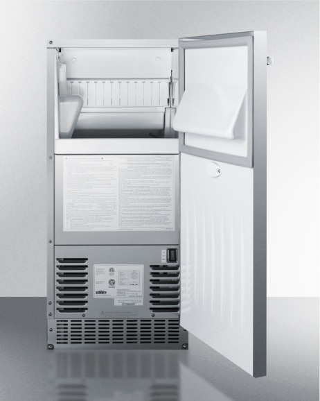 Summit BIM68OSPUMP Commercial Clear Outdoor Indoor Icemaker - Image 2