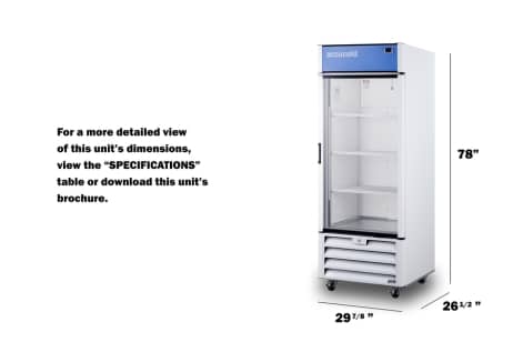 Summit ACR1818 General Purpose 30" Wide Medical Refrigerator - Image 6