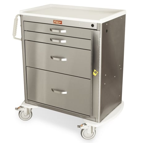 Harloff MDSS3027B14 Emergency Cart M-Series Stainless Steel