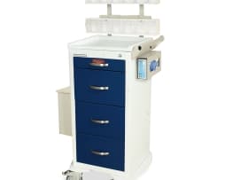 Harloff MDS1830K04+MD18-PHB Phlebotomy Cart M-Series Four Drawer