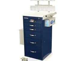 Harloff MDS1830L06+MD18-PHB Phlebotomy Cart M-Series Tall