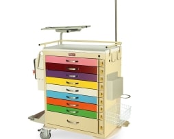 Harloff MDS3030B09PED+MD30-EMG3 Emergency Cart M-Series Pediatric