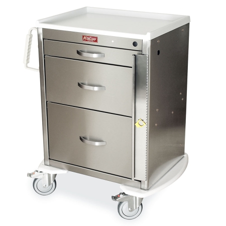 Harloff MDSS2424B13 Emergency Cart M-Series Stainless Steel