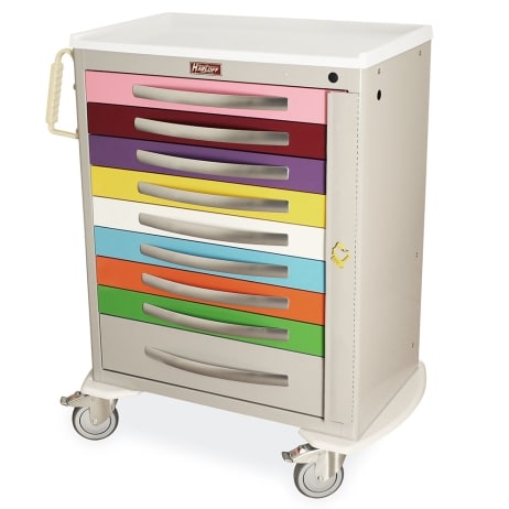 Harloff MPA3030B09PED1 Emergency Cart A-Series Pediatric Tall