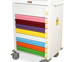 Harloff MR9B-PED Pediatric Crash Cart A-Series Aluminum MRI