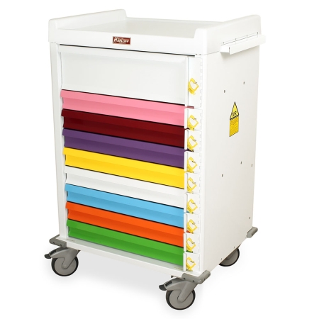 Harloff MR9B-PED Pediatric Crash Cart A-Series Aluminum MRI