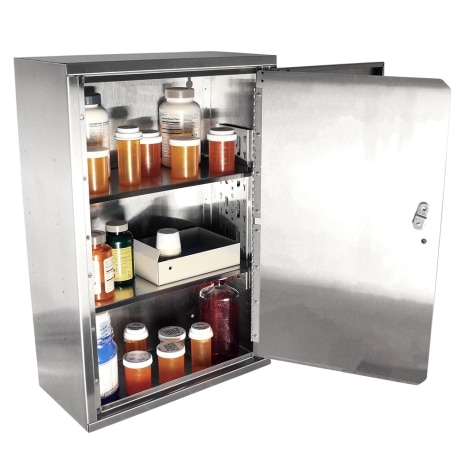 Harloff NCSS24C16-DT2 Narcotics Cabinet Stainless Steel - Image 4