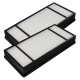 Harloff SCFILTER2 HEPA Scope Cabinet Filters Pack of Two