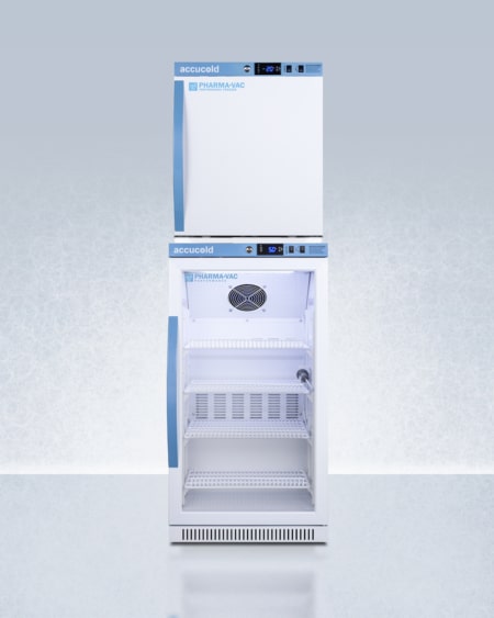Summit ARG31PVBIADA-AFZ1PVSTACK Vaccine Refrigerator Freezer