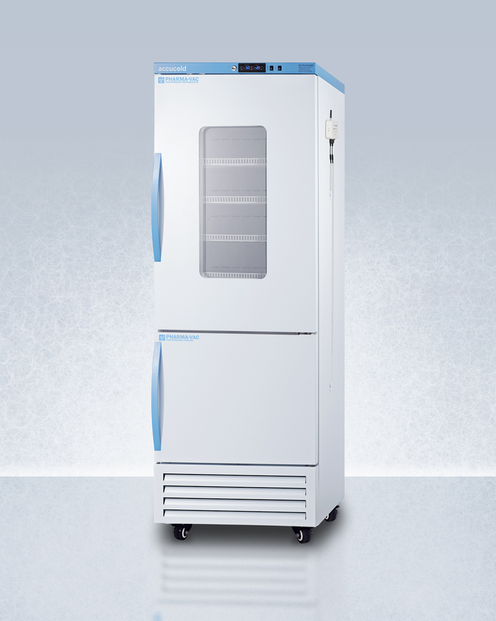 Summit ARFG18PVDLPW 28" Wide Vaccine Refrigerator Freezer 2 ARFG18PVDLPWV Angle 1